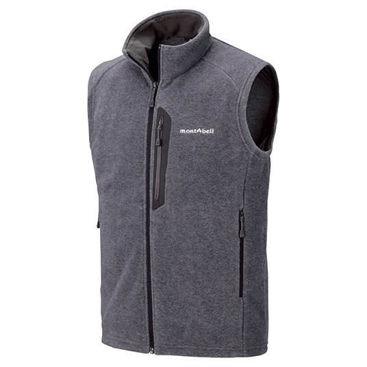 US クリマプラス200 ベスト Men's ヘザーチャコール