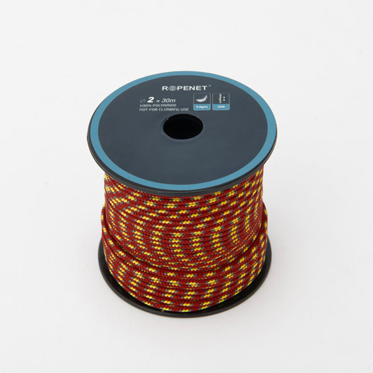 アクセサリーコード 2mm x 30m レッド