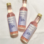 色鮮やか！すっきり爽やかブルーベリークラフトコーラ　3本セット(炭酸飲料)