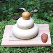 お鏡様 小　（木製鏡餅）