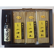 日光産十割乾麺蕎麦200g×6袋　そばつゆ付