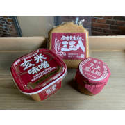 玄米商品3点セット(味噌、三五八、醤油麹)