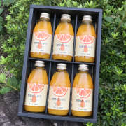 果汁100%ストレートみかんジュース「完熟純しぼり」200ml×6（他品番との同時購入不可）