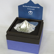 山岳金属模型　山モデル　「富士山」（シルバー）