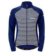 メリノウールプラス ボーダーサイクルジャージ Women's