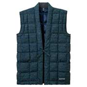 ダウン プリント ちゃんちゃんこ