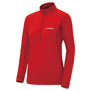 メリノウールプラスアクション ジップネック Women's