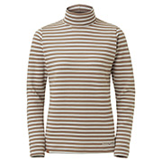 メリノウールプラスボーダーハイネックシャツ Women's