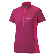 クール ショートスリーブジップシャツ Women's