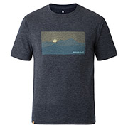 メリノウールプラスライトT Men's 太陽と山