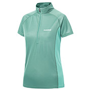 クール ショートスリーブジップシャツ Women's