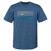 US メリノウールプラスライト T Men's 太陽と山