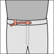 バックル付きベルト